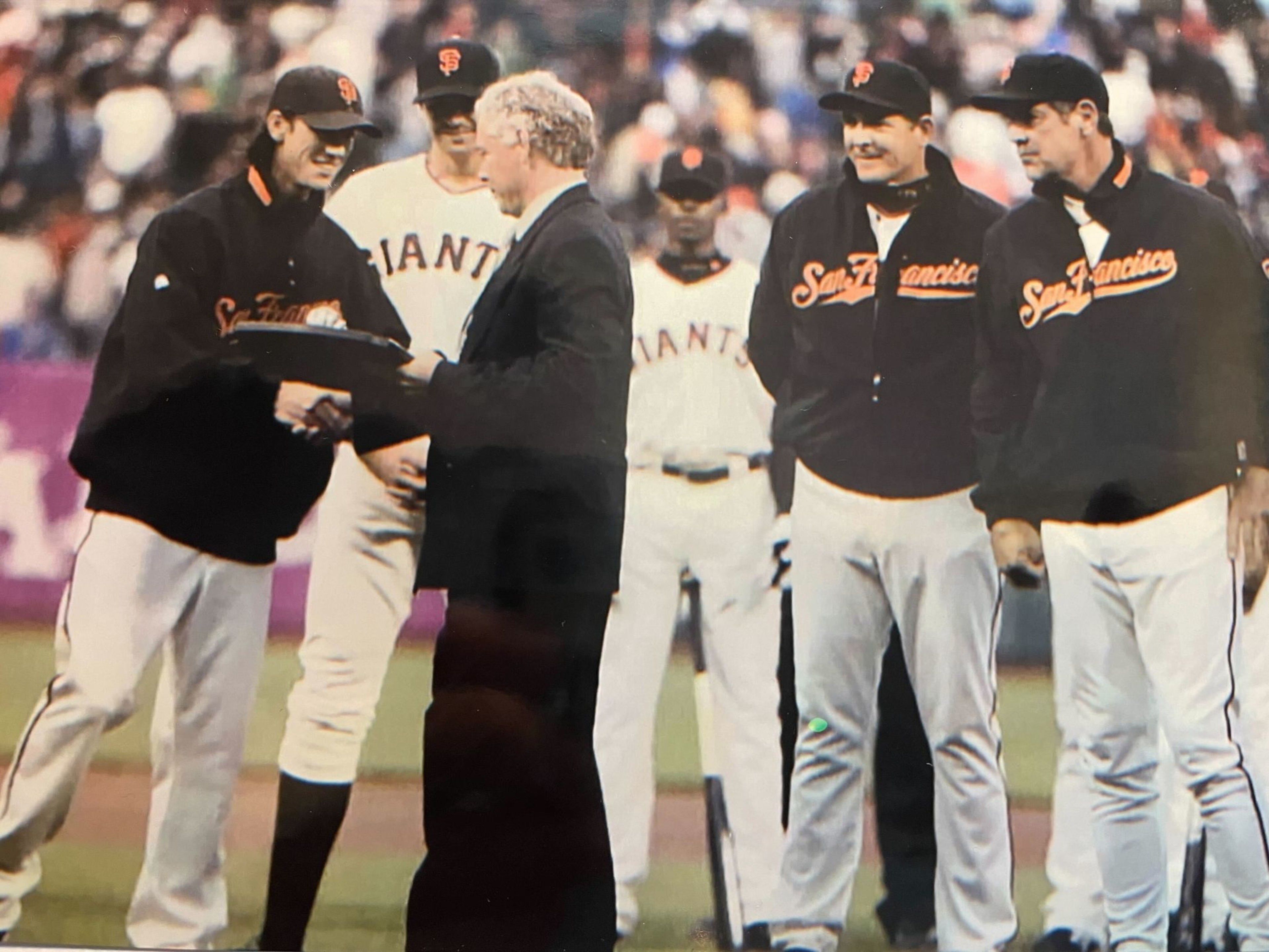 A group of baseball players